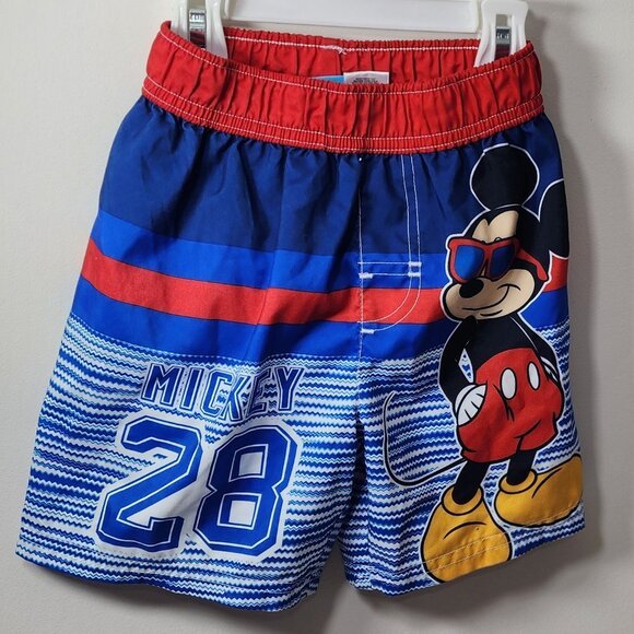 Disney Mickey Mouse Boys Swim Trunks Size 3T New Without Tags - Picture 1 of 3